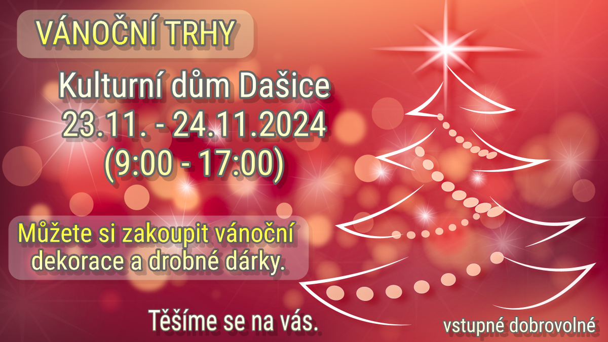 Vánoční trhy<br>Dašice