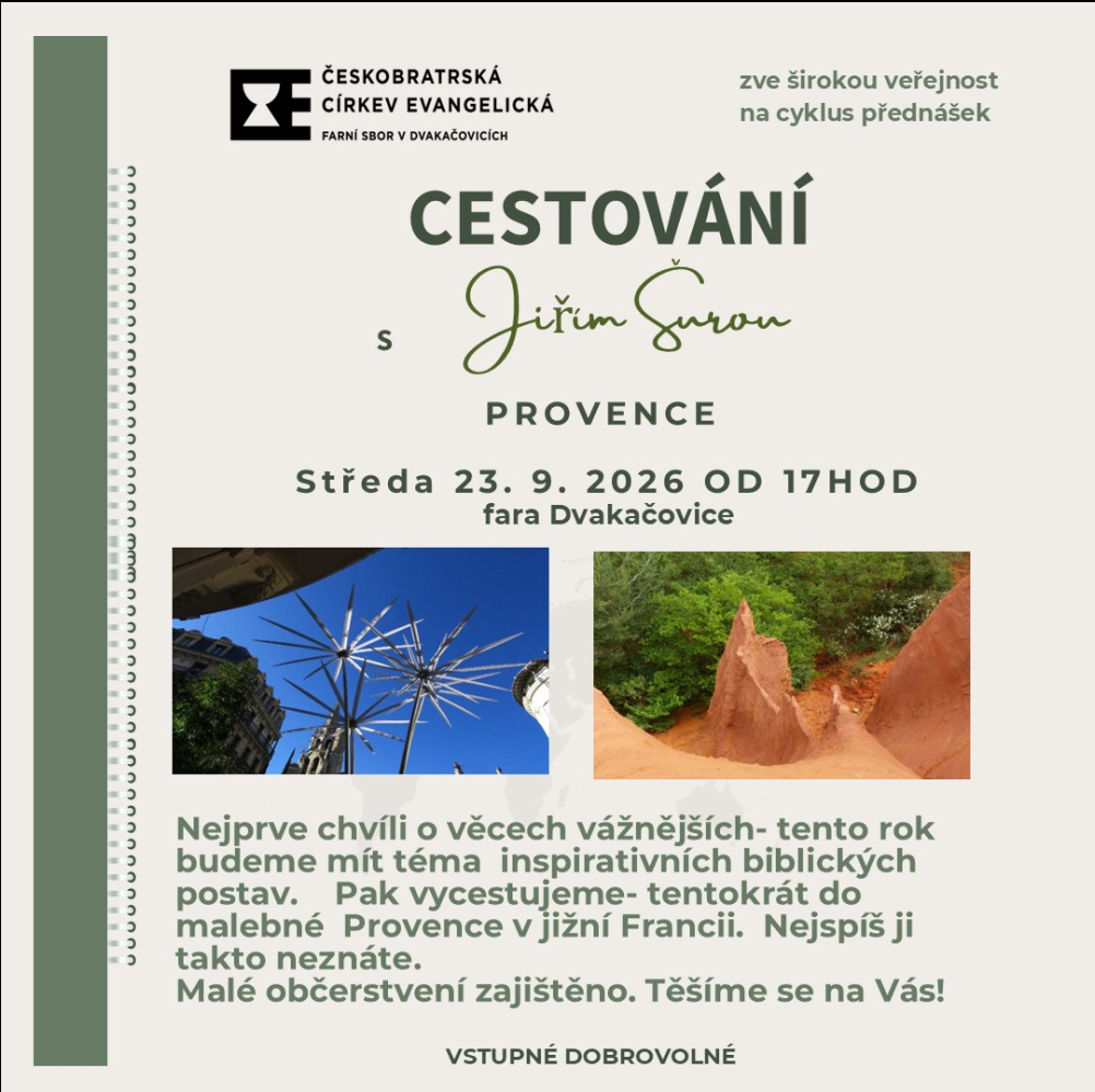 Cestování <br>s Jiřím Šurou-Provence