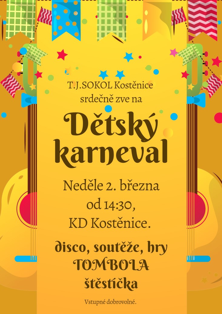 Dětský karneval<br>2025