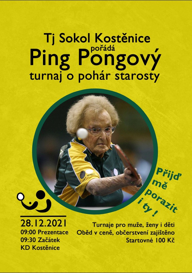Ping Pongový<br>turnaj 2021