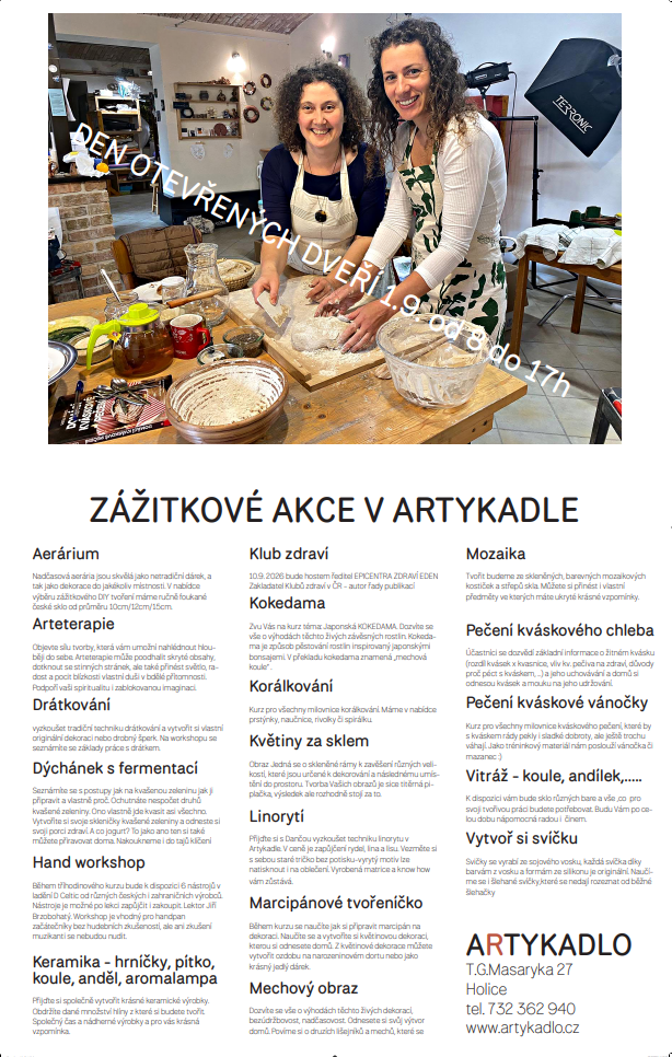 ARTYKADLO <BR>Akce ARTYKADLO <BR>Akce