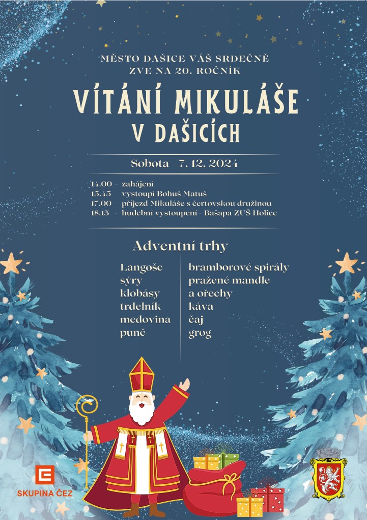 Vítání Mikuláš<br>v Dašicích