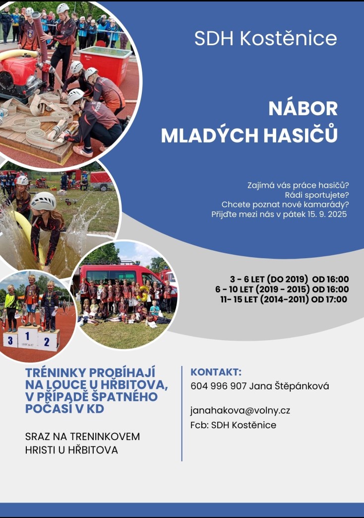 Nábor<br>mladých hasičů