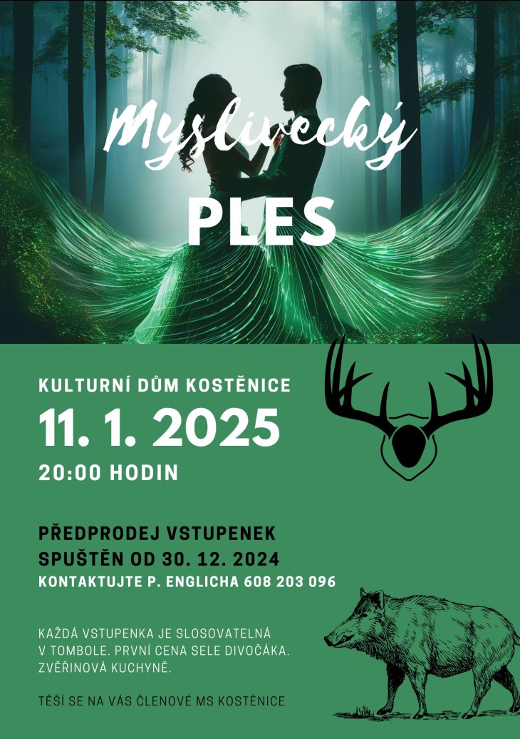 Myslivecký ples<br>2025