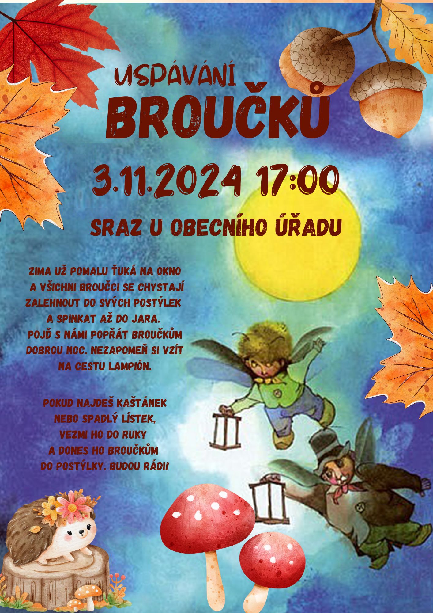 Uspávání<br>broučků