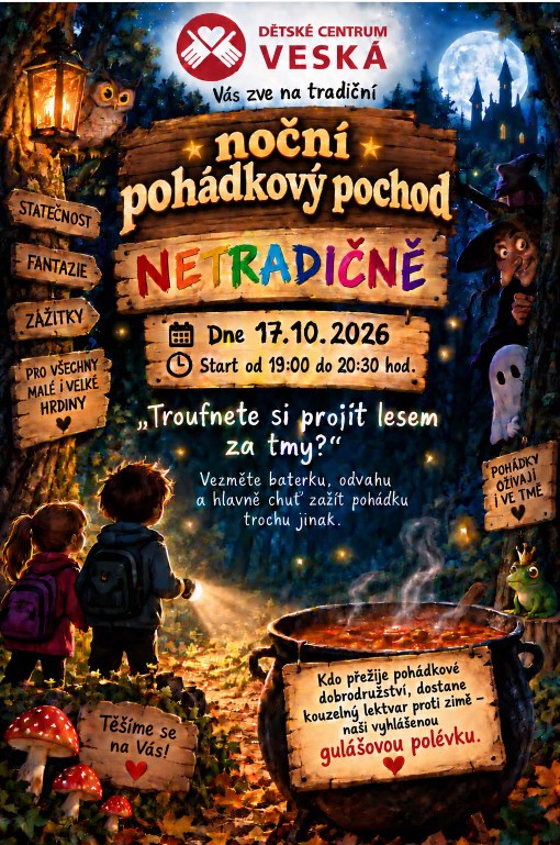 Noční <br>pohádkový pochod Noční <br>pohádkový pochod