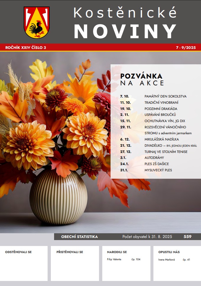Kostěnické noviny<br>2025/3